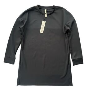 Verae Women’s Size Small Black Long Sleeve A-line, Scuba Knit Casual Priah Dress